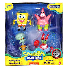 Bob Esponja Nano Metalfigs Pack 4 Figuras de Metal 2,5 Pulgadas – vista 1