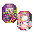 Pokémon TCG Lata Mega Moonlit con 4 Sobres en Español – vista 1