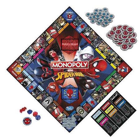 Monopoly Spider-Man Juego de Mesa para 2 a 6 Jugadores – vista 2