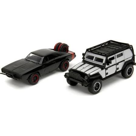 Jada Rápidos y Furiosos Pack Jeep Wrangler de Tej y Dodge Charger R/T de Dom – vista 1
