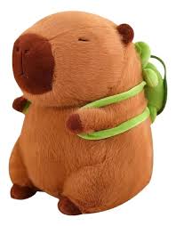 Peluche Capibara con Mochila de Tortuga 25 cm – vista 1