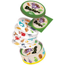 Dobble Dinosaurs Juego de Cartas de Observación Eco Sleeve – vista 1