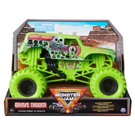 Monster Jam Camioneta Metálica Escala 1:24 Surtida – vista 6