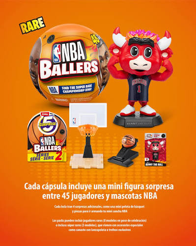 5 Surprise NBA Ballers Serie 2 Bola Sorpresa – Zuru