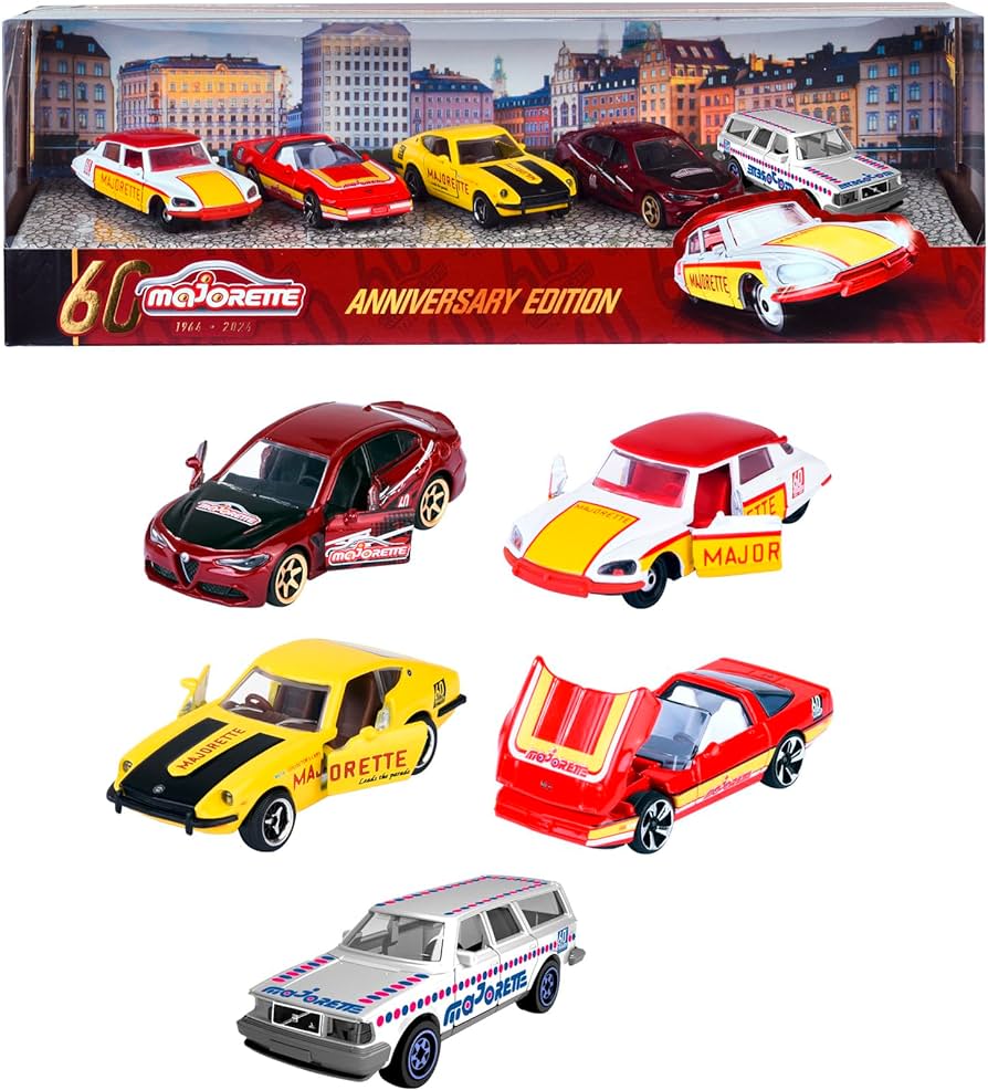 Majorette Anniversary Edition Set de Regalo con 5 Autos Clásicos – vista 1