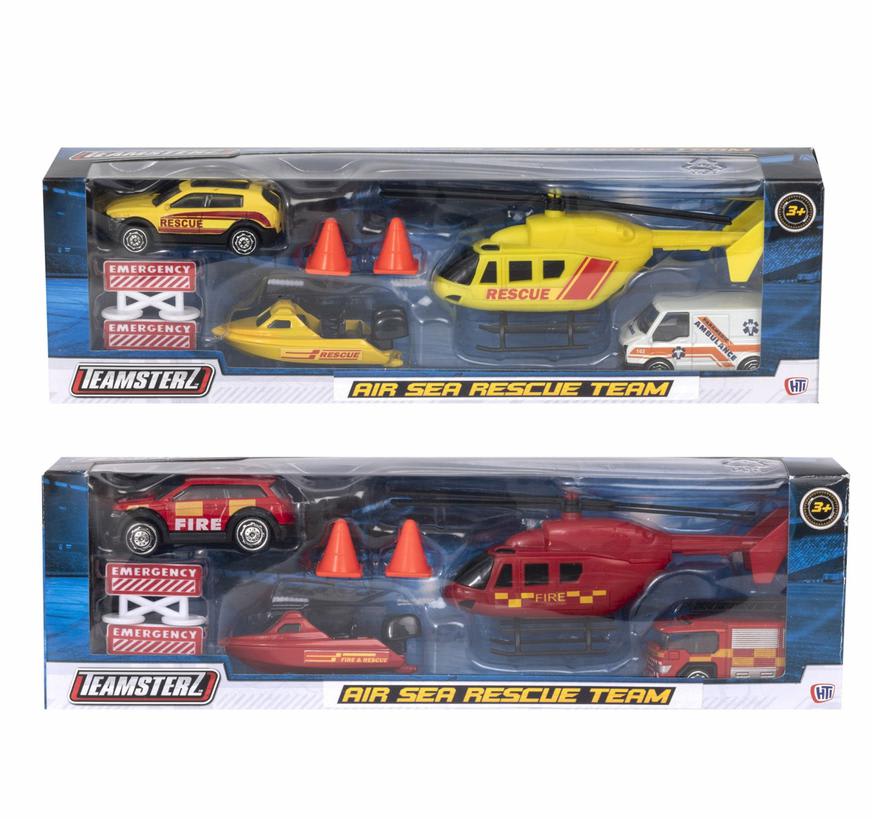 Teamsterz Air Sea Rescue Team Vehículo de Rescate Surtido – vista 1