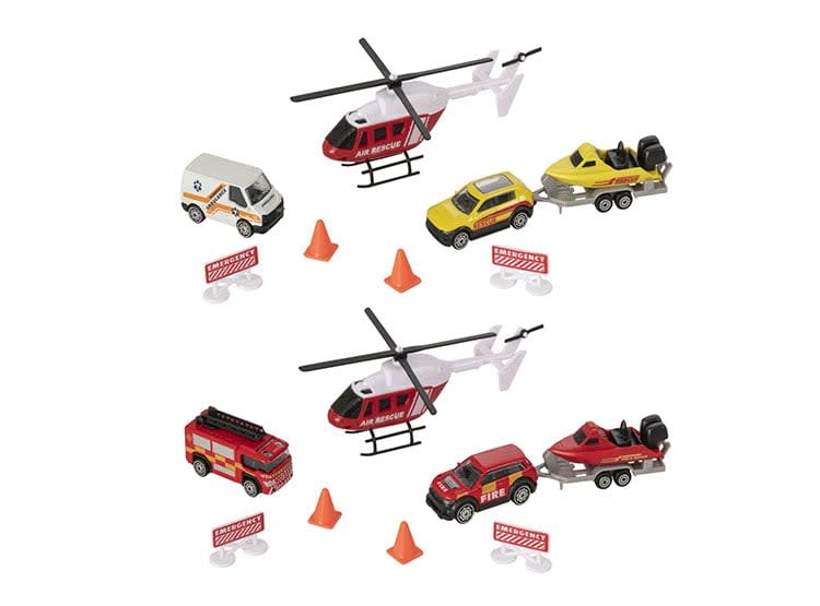 Teamsterz Air Sea Rescue Team Vehículo de Rescate Surtido – vista 2