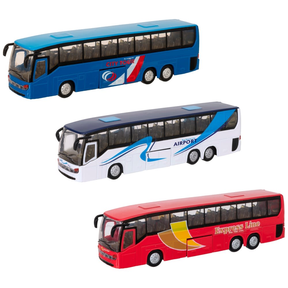 Teamsterz City Coach Bus de Juguete para Niños Surtido – vista 1