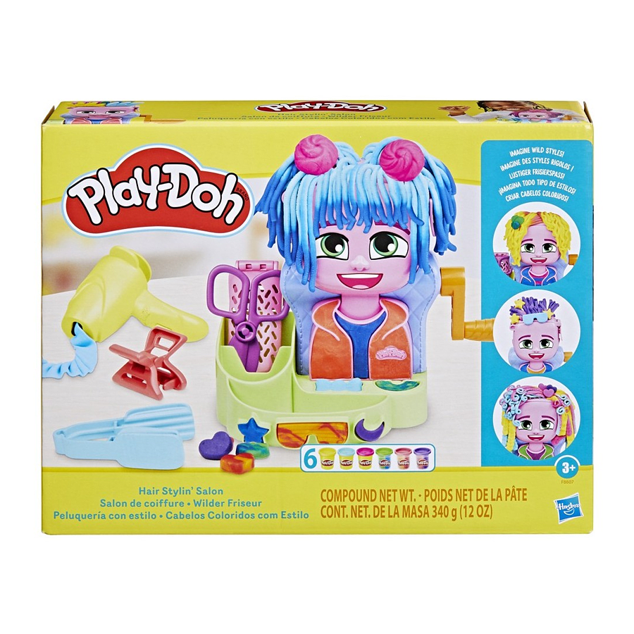 Play-Doh Peluquería con Estilo Set de Juego con 340 g de Masa – vista 1