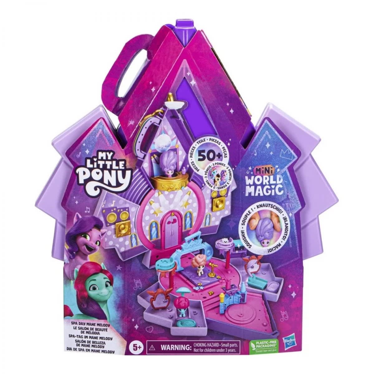 Caja del set My Little Pony Mini World Magic Spa Day Mane Melody