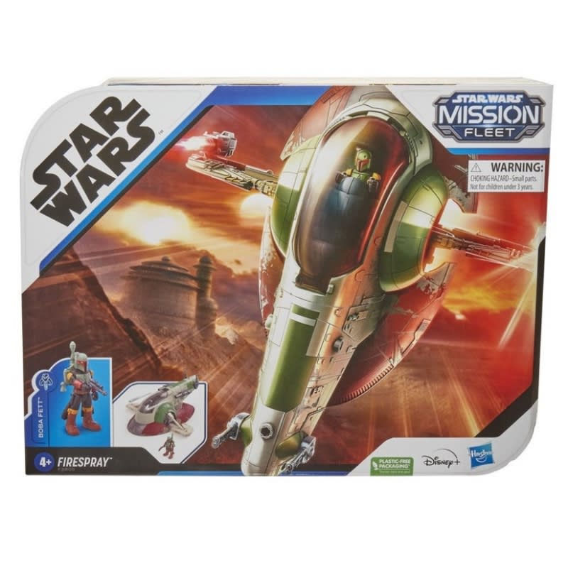 Star Wars Mission Fleet Firespray de Boba Fett con Figura 6 cm – vista 1
