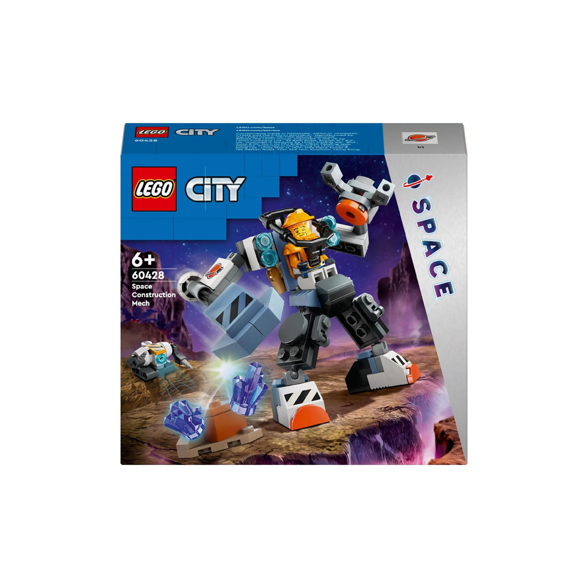 LEGO City Meca de Construcción Espacial 60428 con Minifigura – vista 2