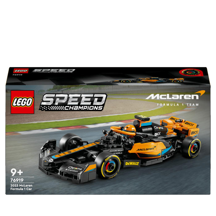 LEGO Speed Champions 76919 Auto de Carreras de Fórmula 1 McLaren 2023 – vista 1