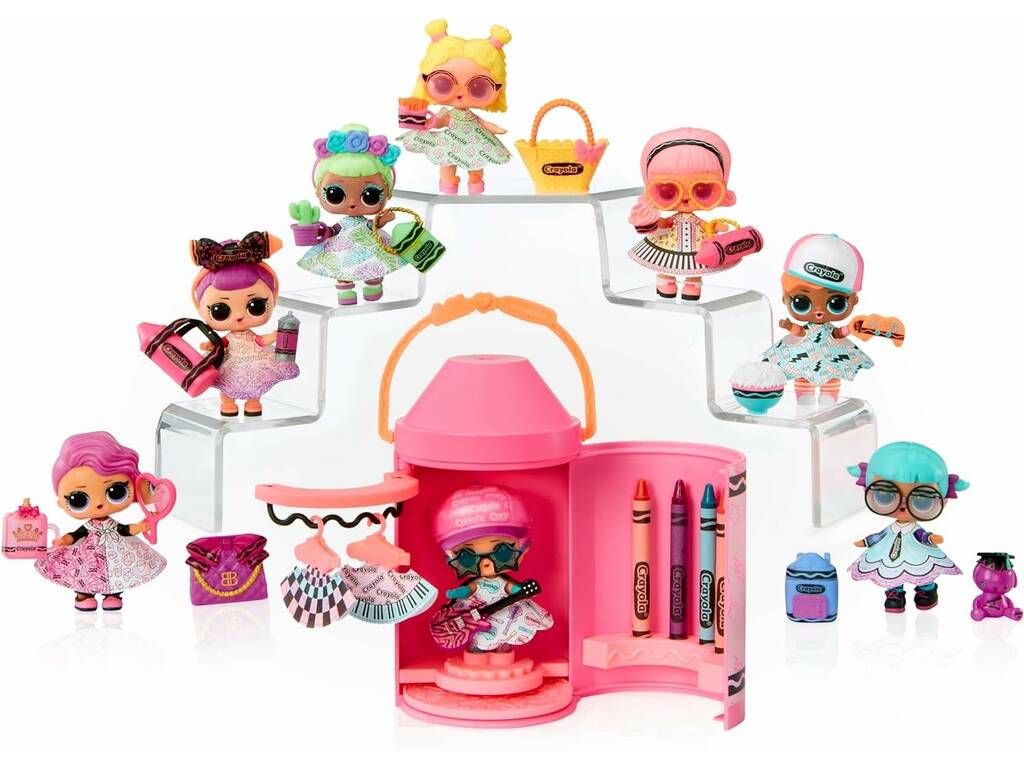 LOL Surprise Loves Crayola Color Me Studio con Más de 30 Sorpresas – vista 3