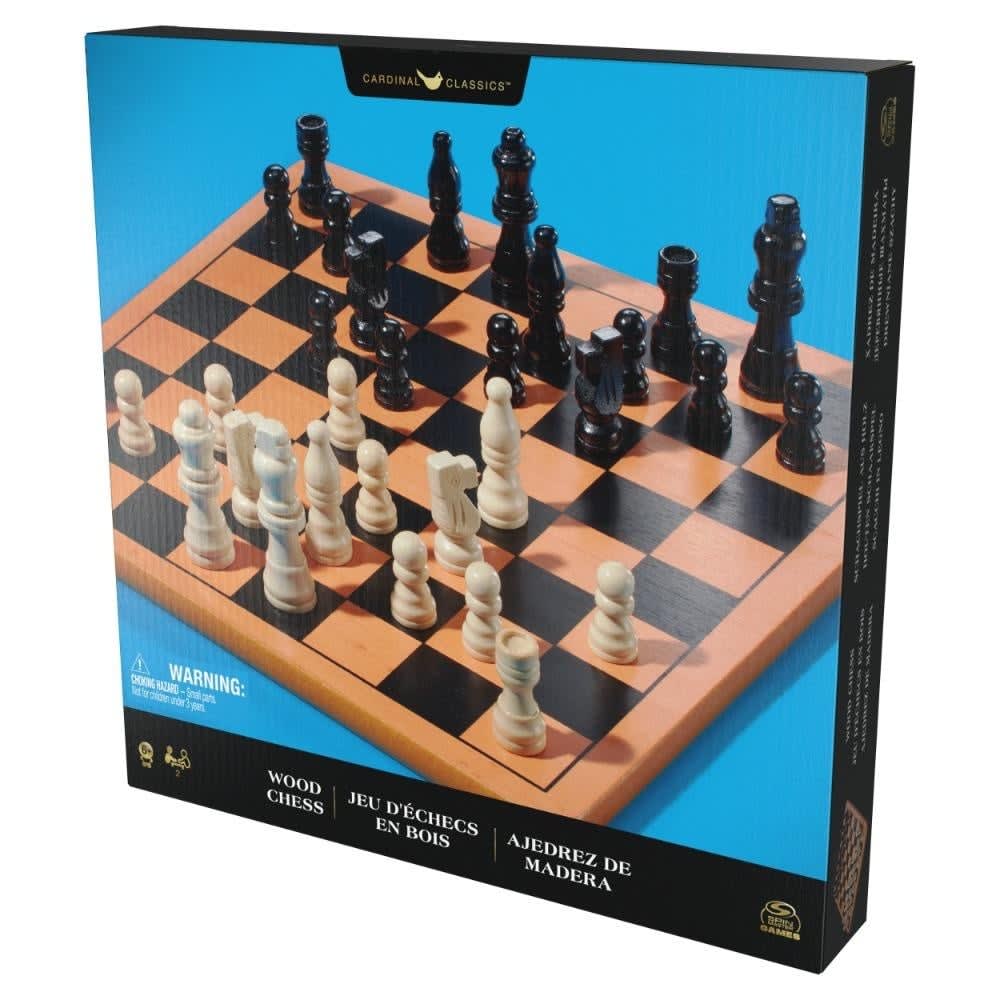 Spin Master Games Ajedrez de Madera Juego de Mesa Clásico – vista 1
