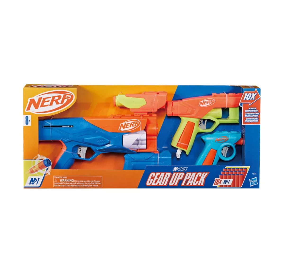 Nerf N Series Gear Up Pack 3 Lanzadores con Mira y Culata – vista 2