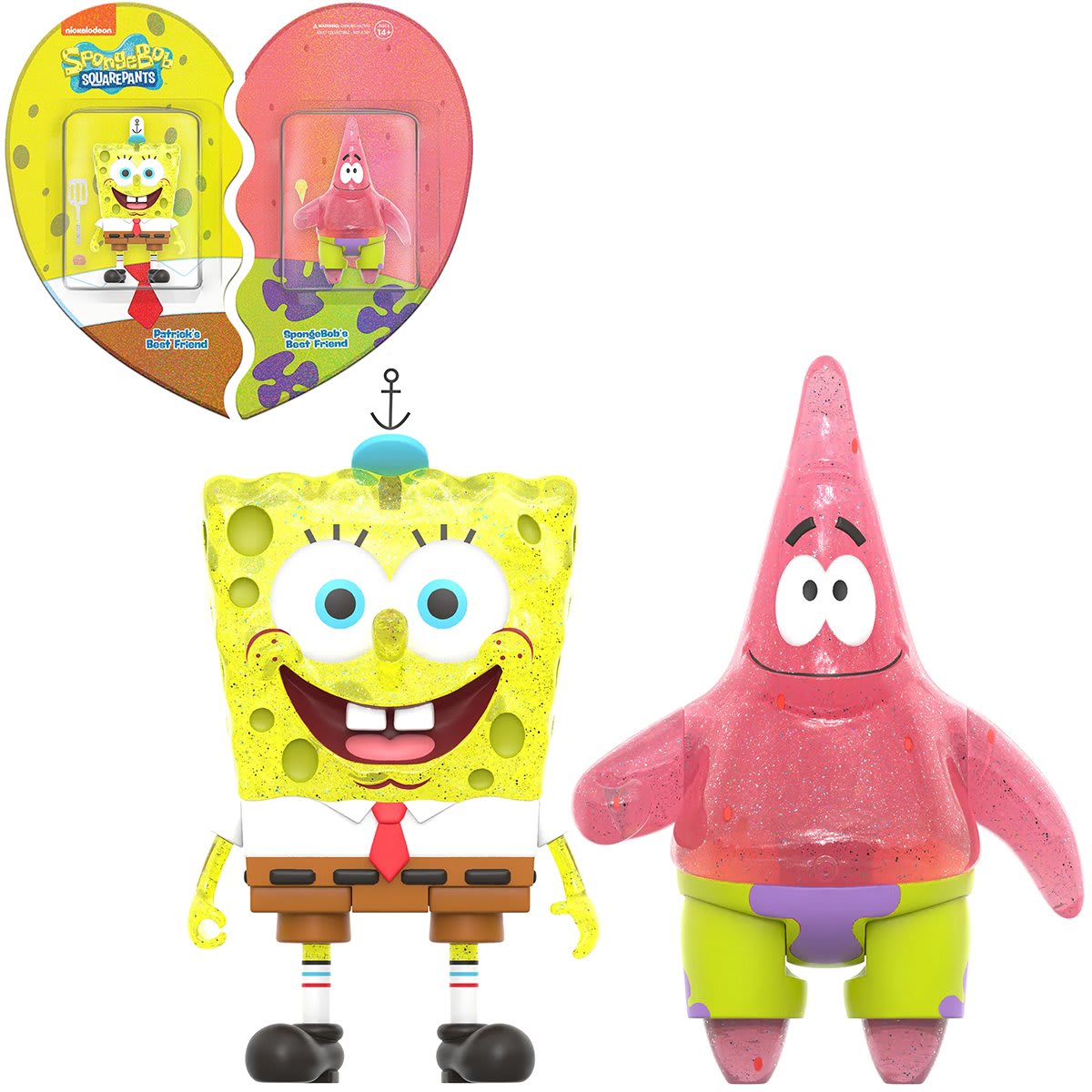 Funko ReAction Bob Esponja y Patricio Pack Mejores Amigos – vista 2