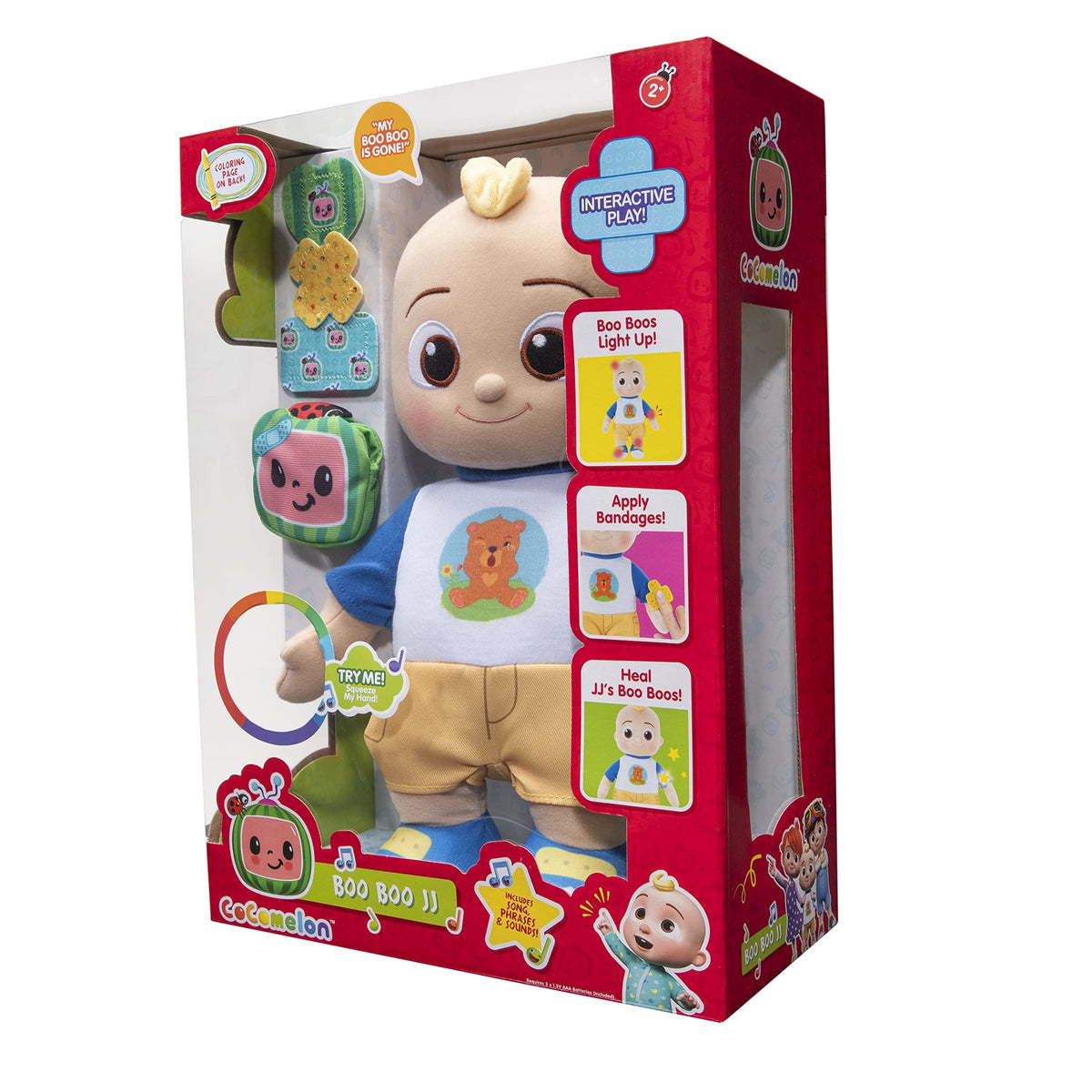CoComelon Peluche Deluxe Boo Boo JJ Interactivo con Botiquín – vista 2
