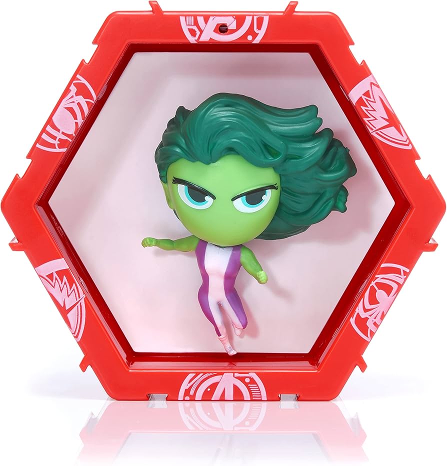 Wow! Pods Marvel She-Hulk Figura con Base Luminosa Coleccionable – vista 2