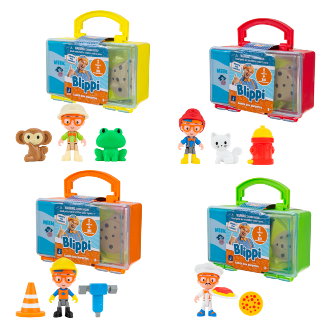 Blippi Lonchera Sorpresa con 2 Figuras y Accesorios Surtido – vista 2