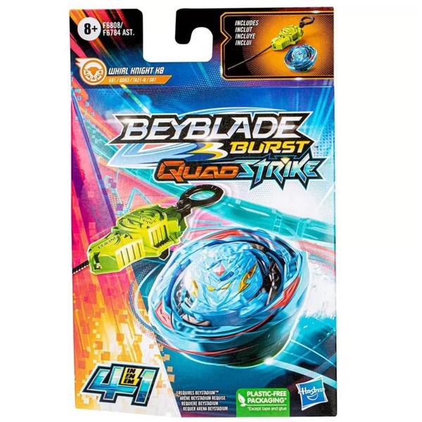 Beyblade Burst QuadStrike Whirl Knight K8 con Lanzador – vista 1