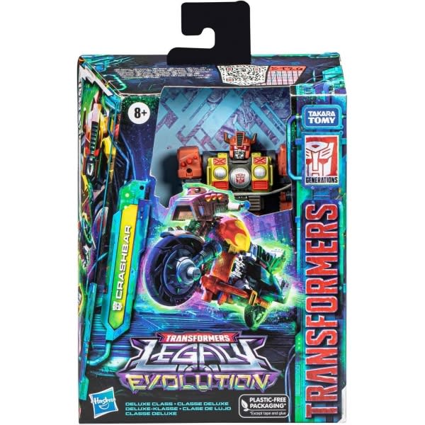 Transformers Legacy Evolution Deluxe Crashbar Figura de Acción – vista 1