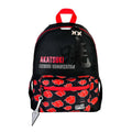 Naruto Shippuden Mochila Negra Akatsuki con Banano y Llavero Kunai – vista 1