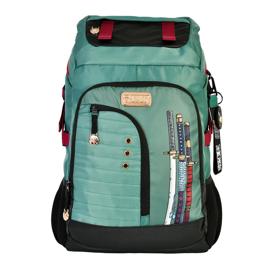 One Piece Mochila Juvenil Shanks con Portalaptop y Llavero – vista 3
