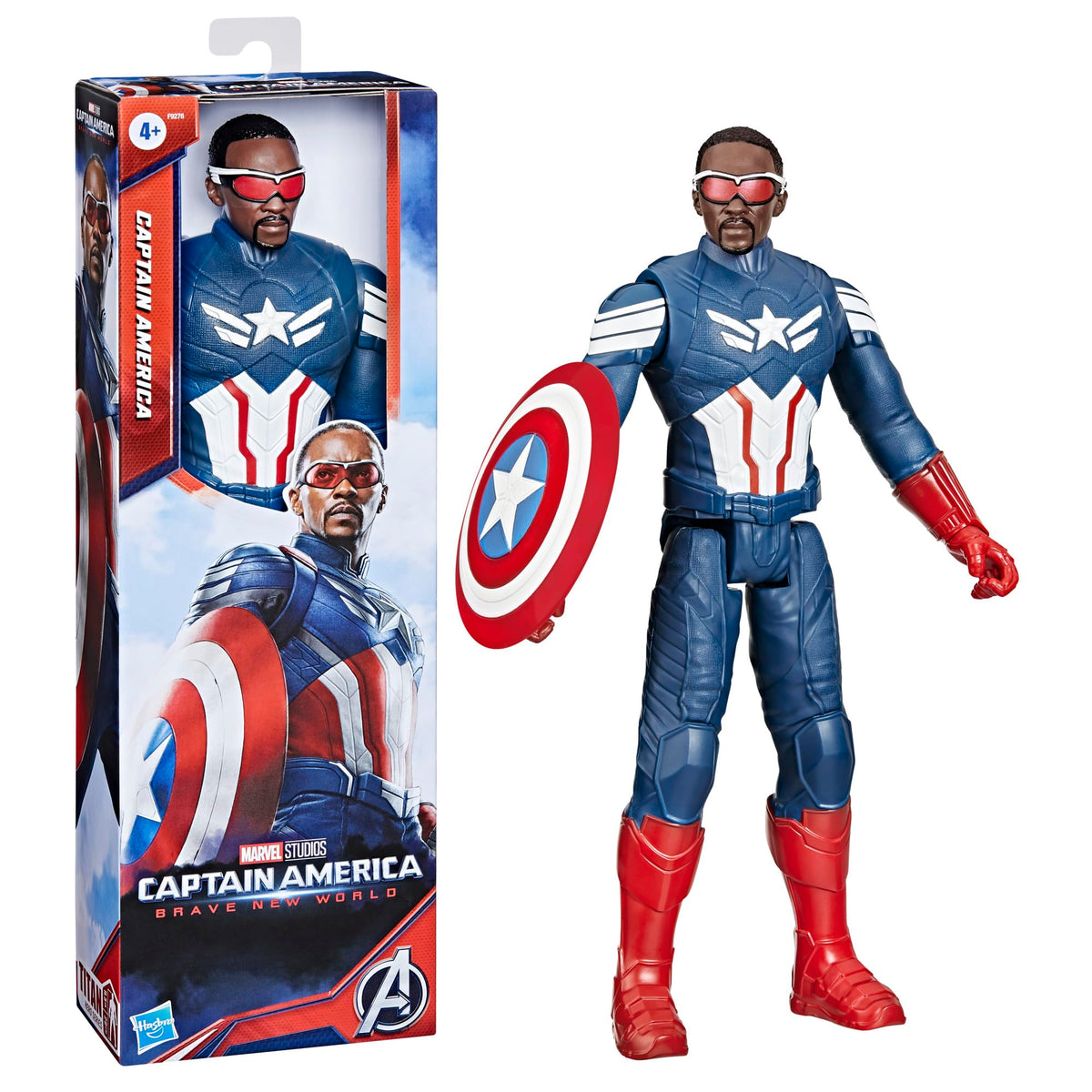 Marvel Titan Hero Capitán América Brave New World Figura 30 cm – vista 1