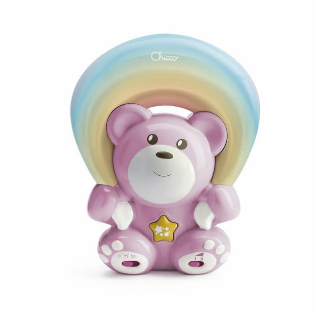 Chicco Proyector Osito Arcoíris Rosado Luz para Dormir – vista 2