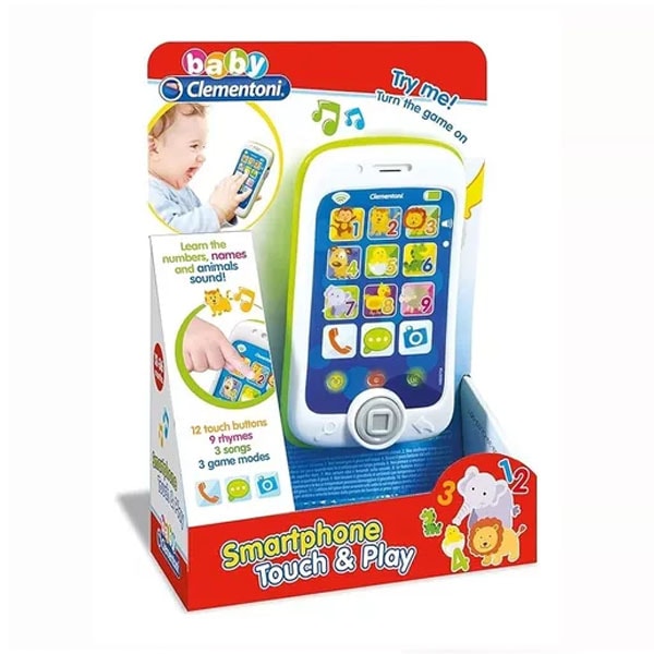 Clementoni Smartphone Touch and Play Teléfono de Juguete Educativo – vista 1