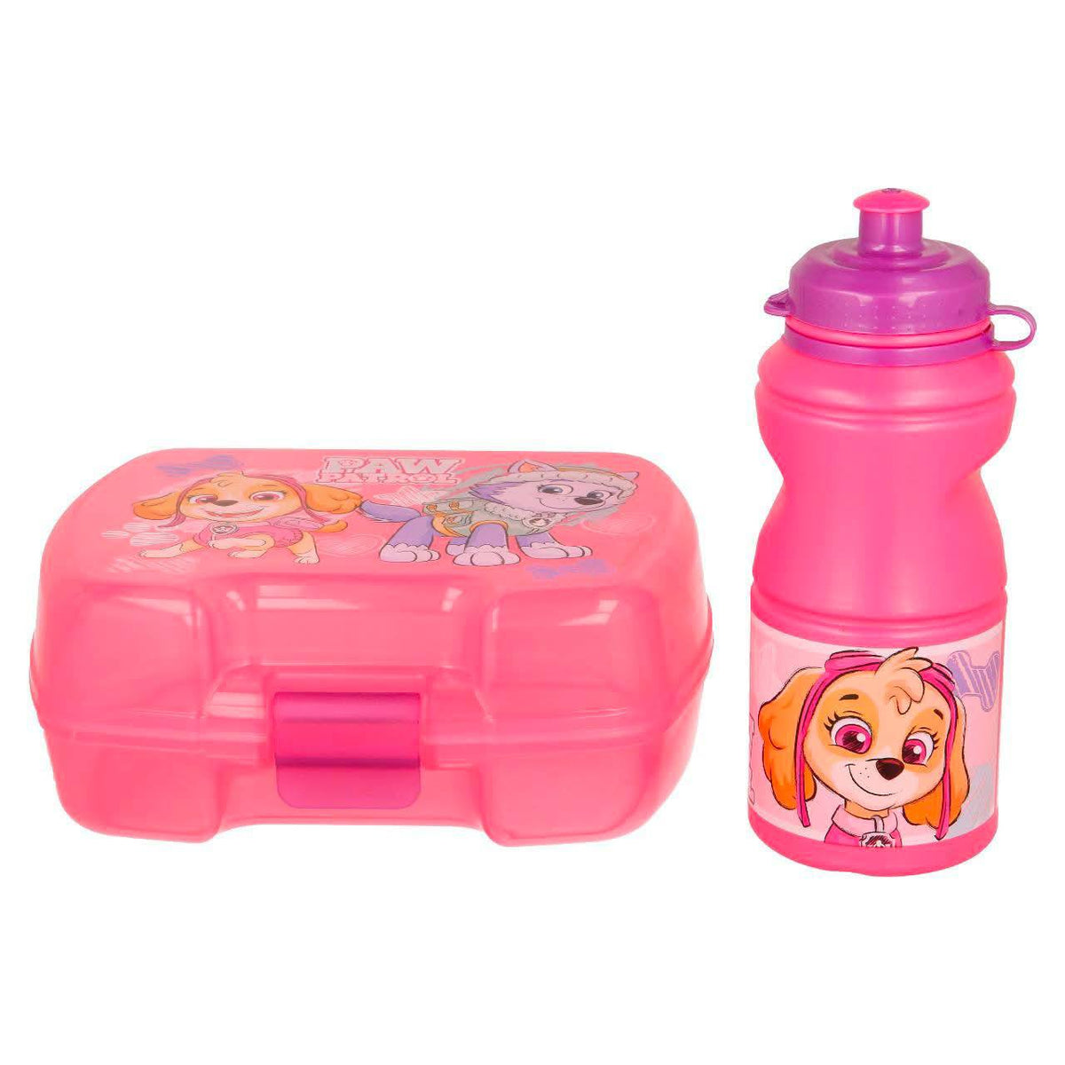 Paw Patrol Set Portasándwich y Botella Rosado para la Colación – vista 1