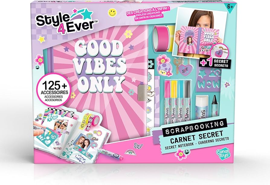 Canal Toys Set Scrapbooking Cuaderno Secreto con Candado – vista 1