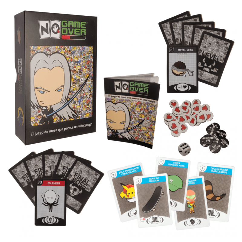 No Game Over Juego de Cartas Inspirado en los Videojuegos – vista 2