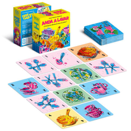 Anda a Lavar Juego de Mesa de Cartas – vista 2