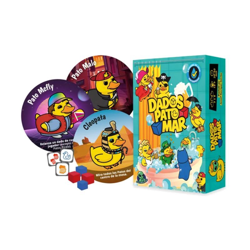 Juego de Dados Pato Mar para Adultos de Roles Ocultos – vista 2