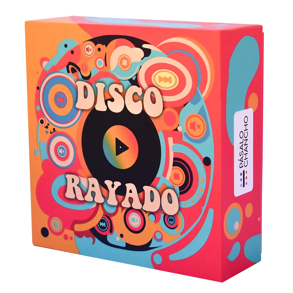 Disco Rayado Juego de Cartas Musical de Rapidez – vista 1