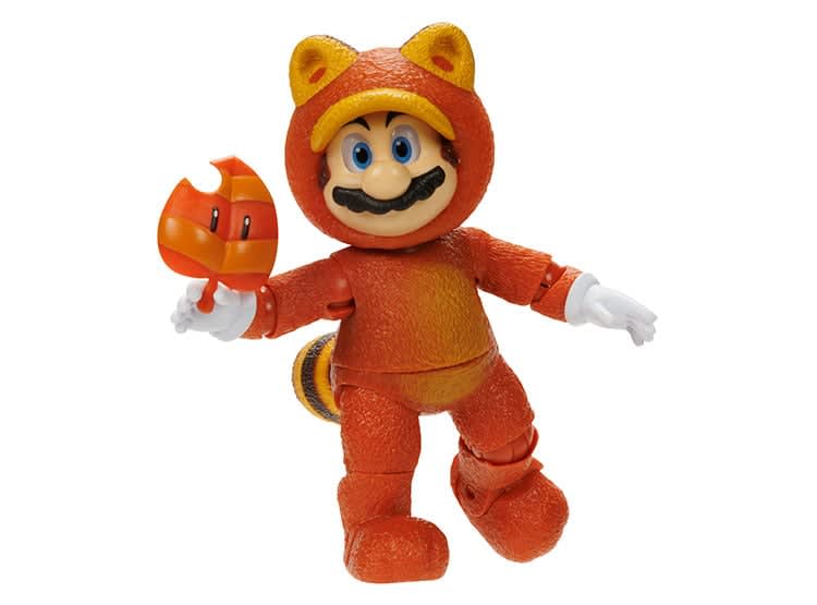 Super Mario Bros. La Película Figura Tanooki Mario 5 Pulgadas – vista 2