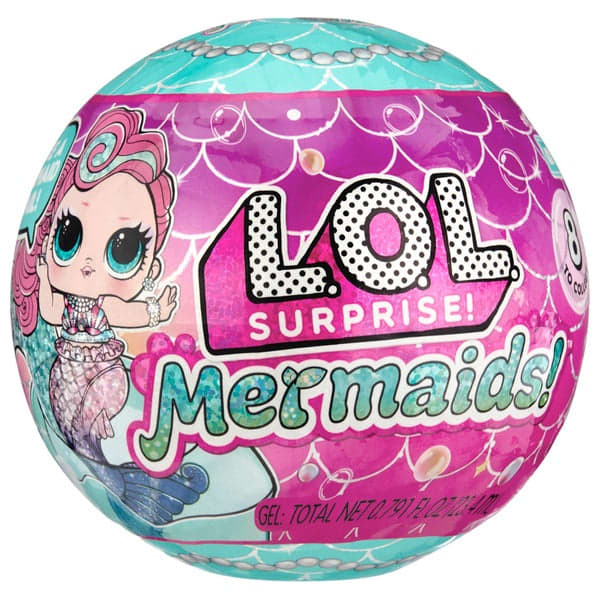 LOL Surprise Mermaids Tots Muñeca Sirena con Cola de Gel – vista 1