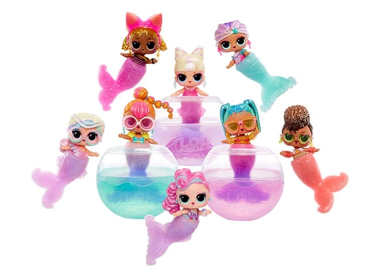 LOL Surprise Mermaids Tots Muñeca Sirena con Cola de Gel – vista 3
