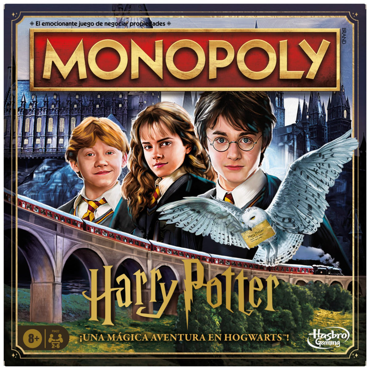 Monopoly Harry Potter Juego de Mesa Edición Hogwarts – vista 1