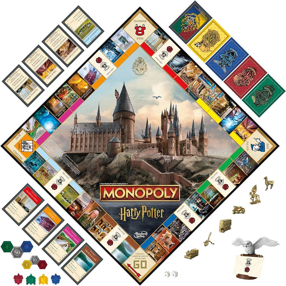 Monopoly Harry Potter Juego de Mesa Edición Hogwarts – vista 2