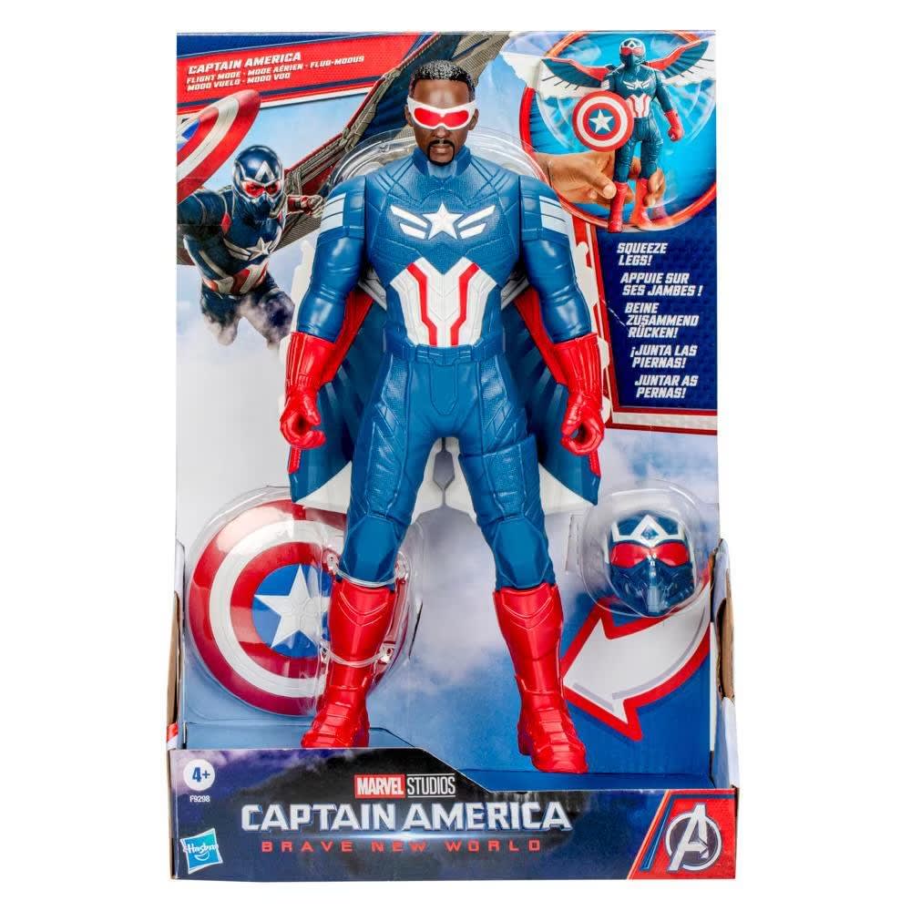 Marvel Capitán América Un Mundo Feliz Figura Modo Vuelo 22 cm – vista 1