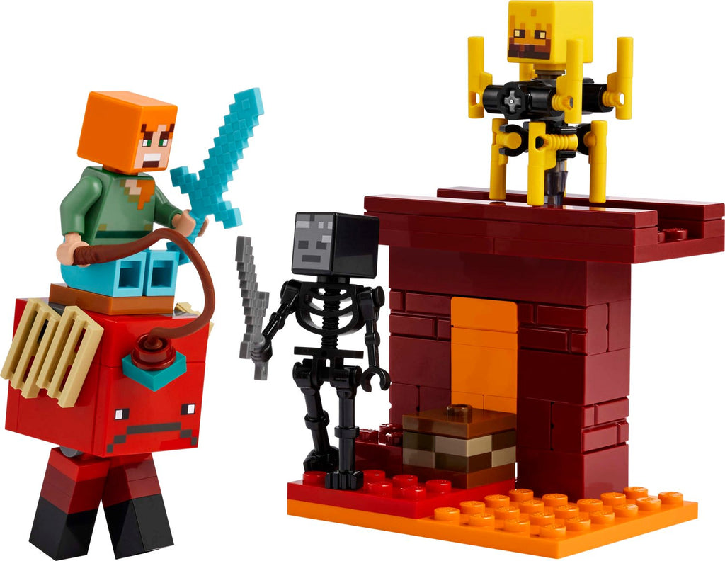 LEGO Minecraft La Batalla de Lava del Inframundo 21266 Set de Construcción – vista 2