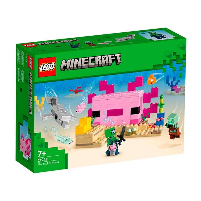 LEGO Minecraft La Casa-Ajolote 21247 Set de Construcción – vista 1