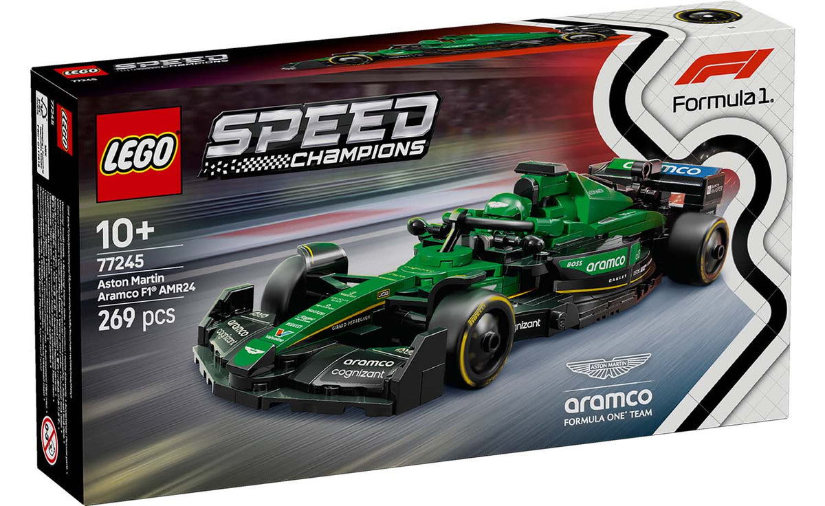 LEGO Speed Champions Auto de Carreras Aston Martin Aramco F1 AMR24 77245 – vista 1