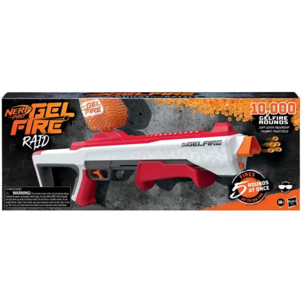 Nerf Pro Gelfire Raid Lanzador de Recargas de Gel con Disparo en Dispersión – vista 1
