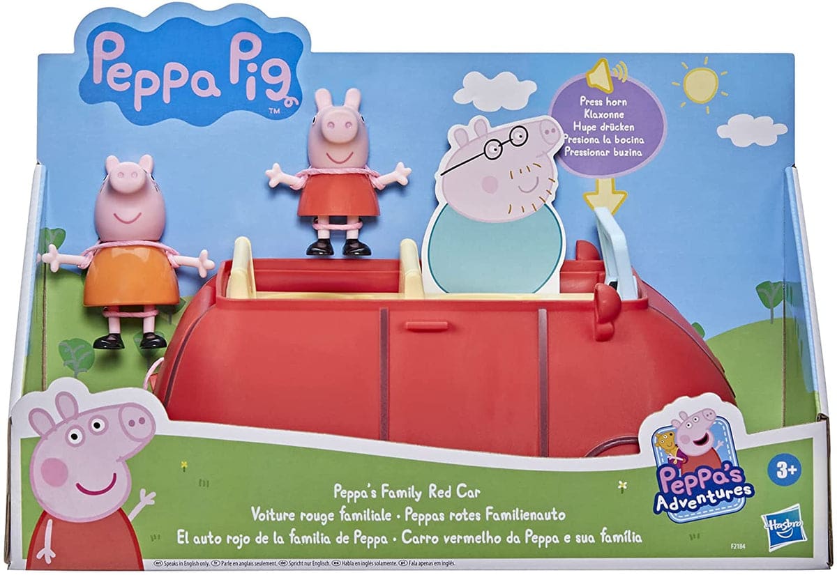 Peppa Pig El Auto Rojo de la Familia Vehículo de Juguete – vista 1