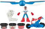 Play-Doh Marvel Capitán América Moto Cortadora Set de Masas – vista 2