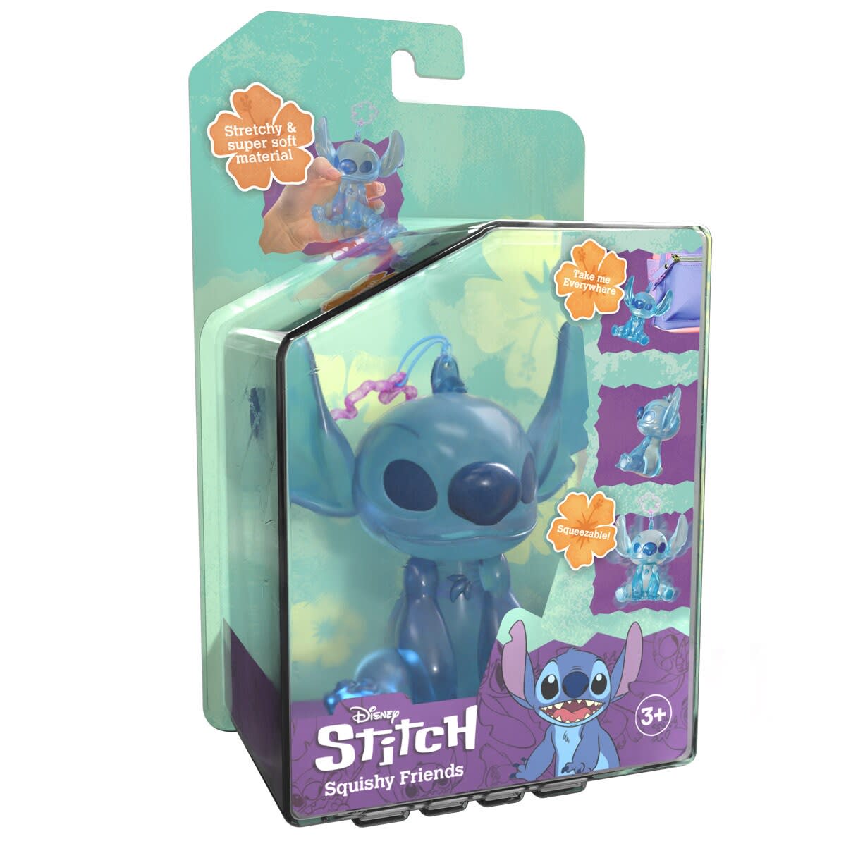 Disney Stitch Squishy Friends Figura Blanda Traslúcida – vista 1
